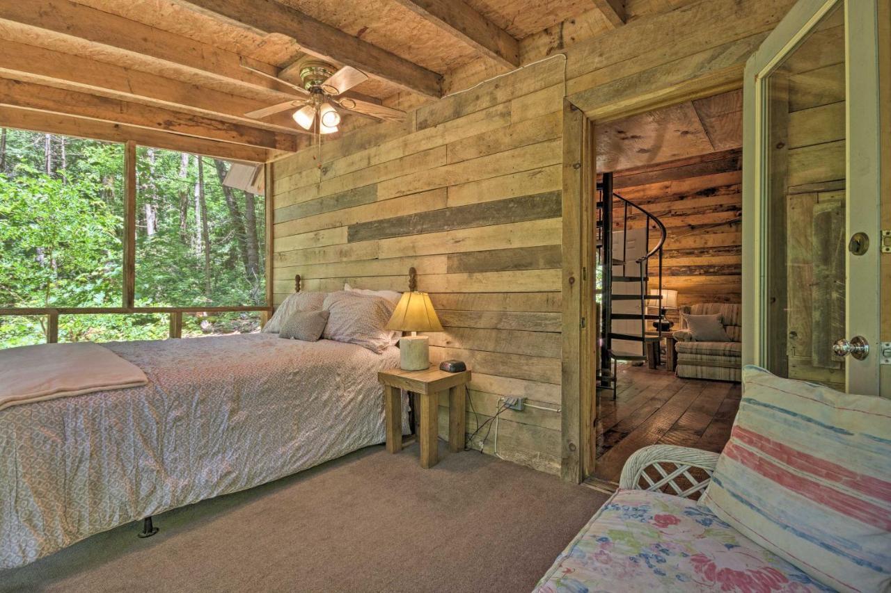Creekside Cabin With Deck In Pisgah Forest! Barnardsville Kültér fotó