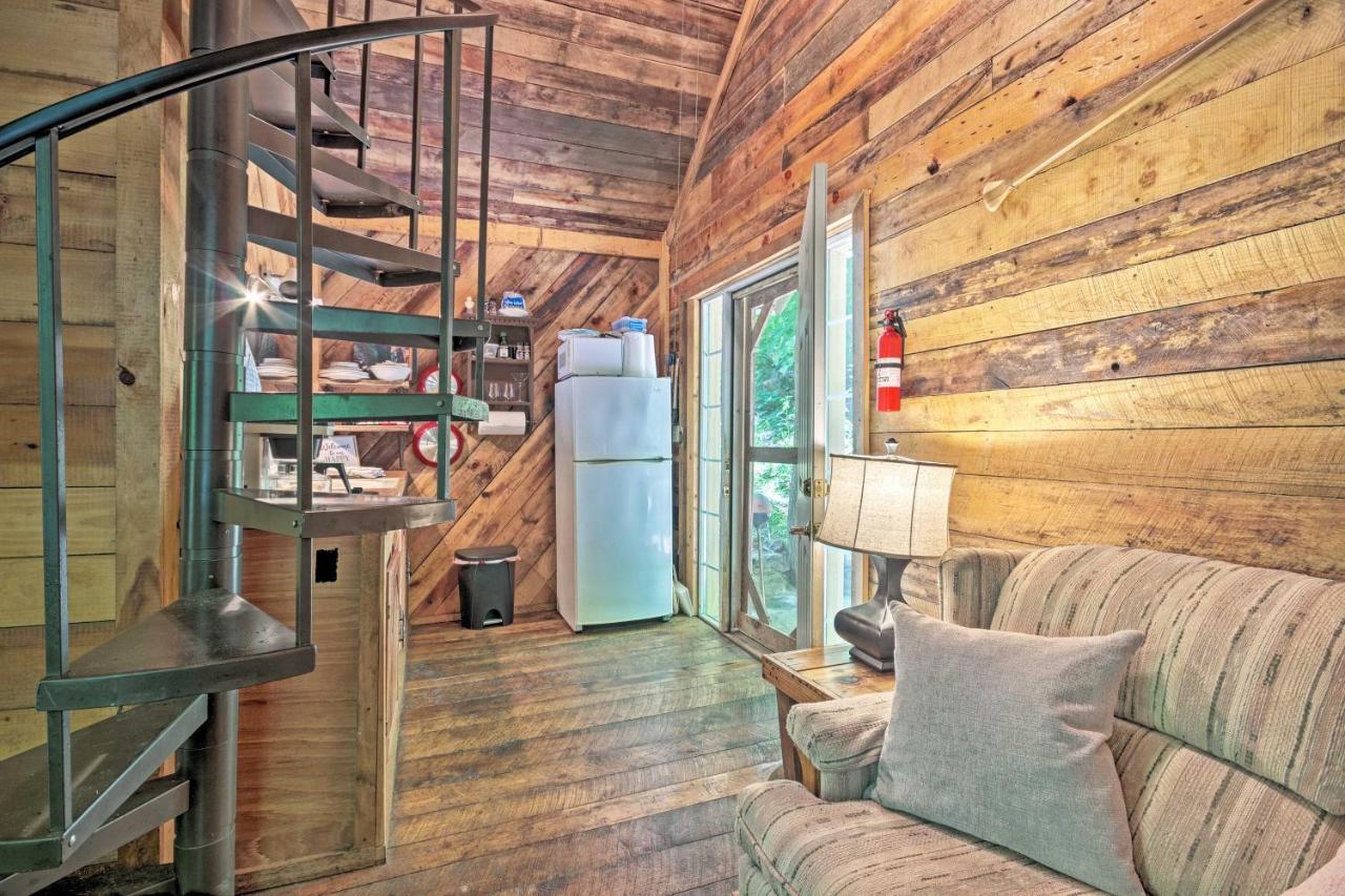Creekside Cabin With Deck In Pisgah Forest! Barnardsville Kültér fotó