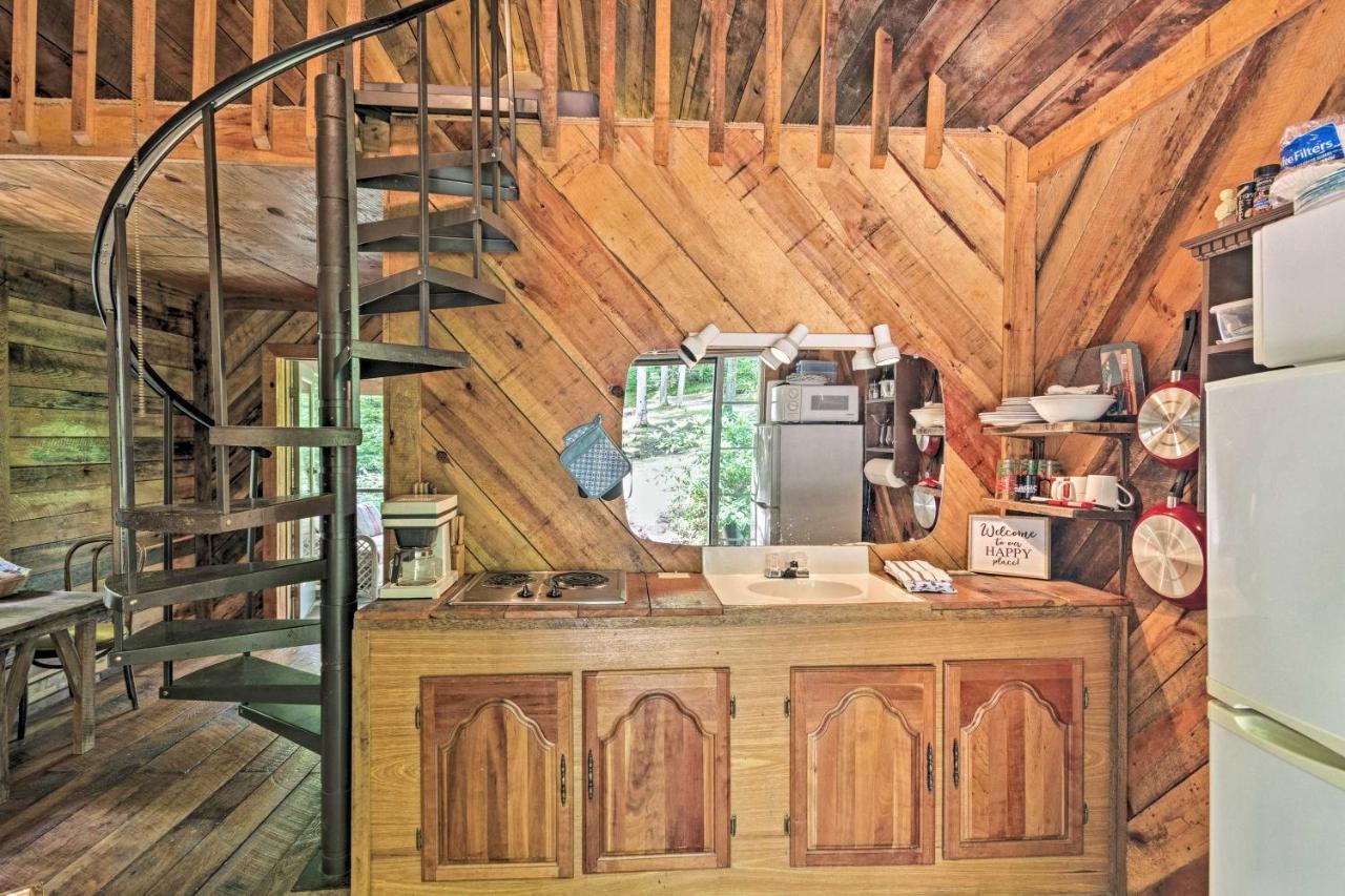 Creekside Cabin With Deck In Pisgah Forest! Barnardsville Kültér fotó