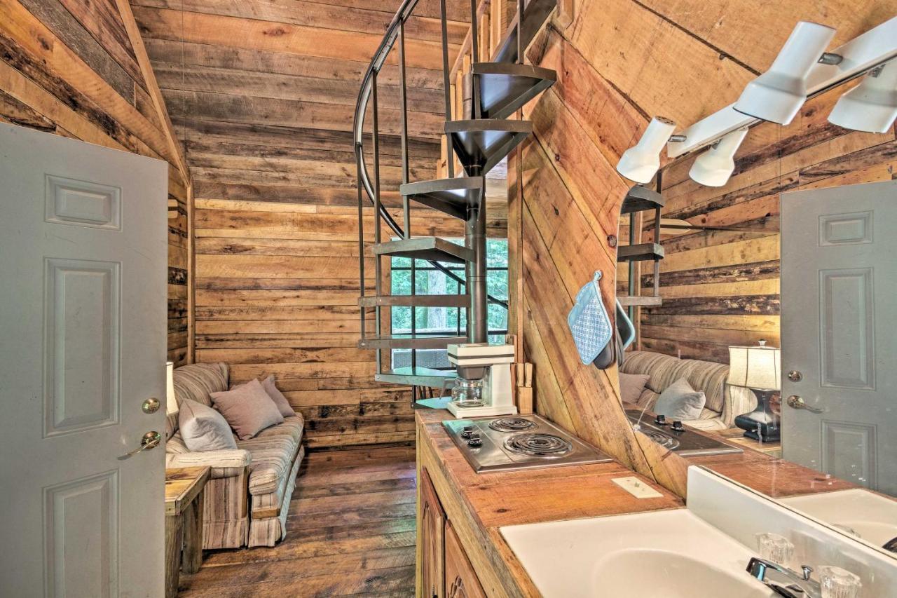 Creekside Cabin With Deck In Pisgah Forest! Barnardsville Kültér fotó