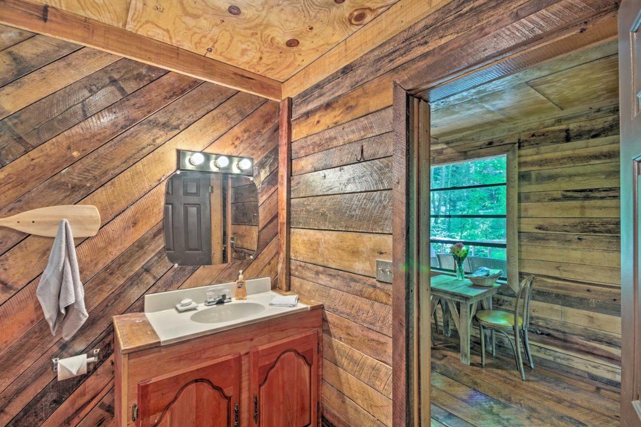 Creekside Cabin With Deck In Pisgah Forest! Barnardsville Kültér fotó